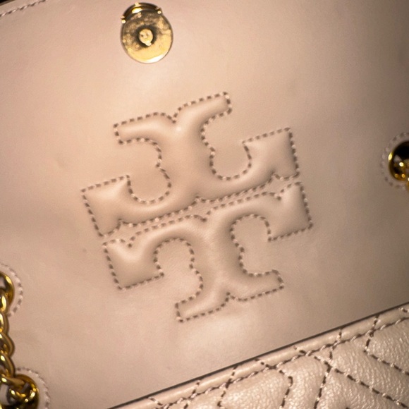 Tory Burch Studded Nuetral Pink Crossbody/Shoulder bag - Picture 4 of 6